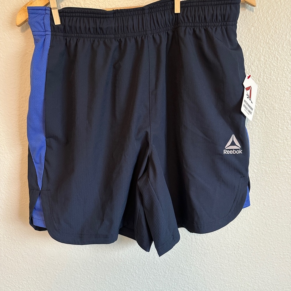 Reebok Athletic Shorts in Navy and Blue